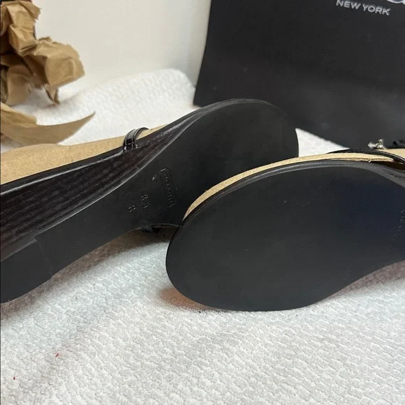 Coach Black Sandals with Silver Accent COACH - Picture 13 of 16